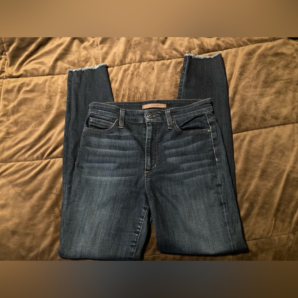 Joes Jeans brand, size W28, high rise skinny ankle jeans, dress them up or down